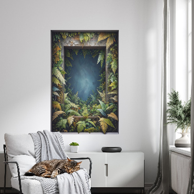 Fototapet fereastră 3D 52x80 Armonie naturală