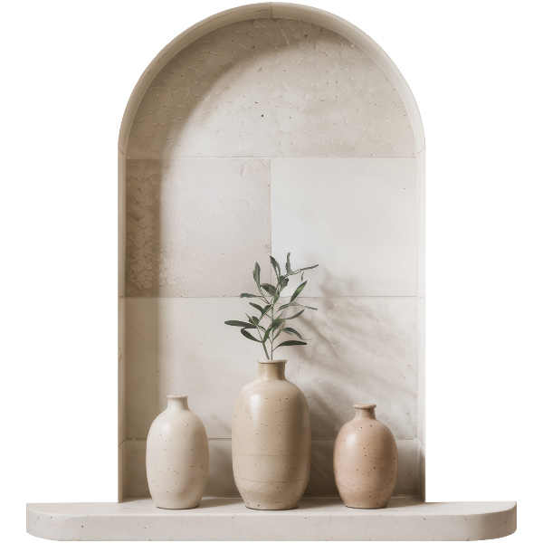 Abțibild de perete 3D 73x80 Vaze ceramice