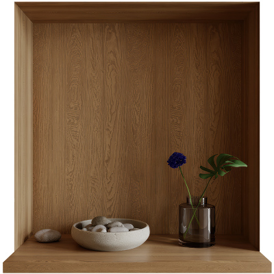 Abțibild de perete 3D 79x80 Decorațiuni naturale