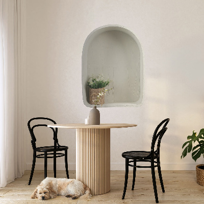 Abțibild de perete 3D 60x80 Buchet de iută