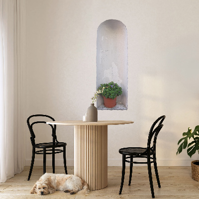 Abțibild de perete 3D 29x80 Nișă de perete