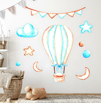 Autocolant perete 100x149 Accente boho pastel într-o variantă de acuarelă
