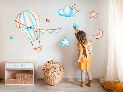 Autocolant perete 100x149 Accente boho pastel într-o variantă de acuarelă