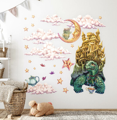Autocolant de perete 80x103 Fantezii cu animale sub formă de desene animate