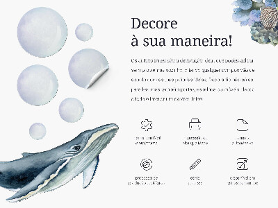 Autocolant perete 80x120 Rachete spațiale de astronauți în stil de desene animate