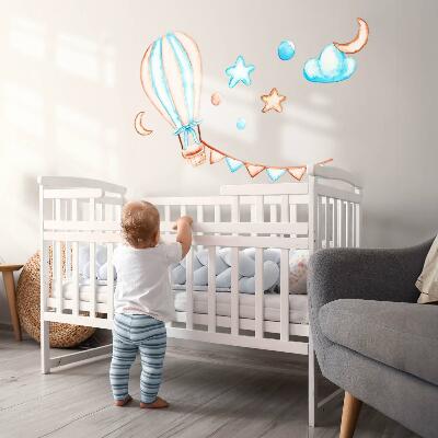 Autocolant perete 80x119 Accente boho pastel într-o variantă de acuarelă