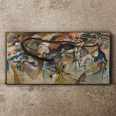 Tablou canvas Compoziția V Kandinsky