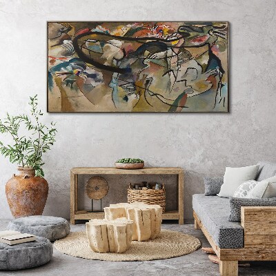 Tablou canvas Compoziția V Kandinsky
