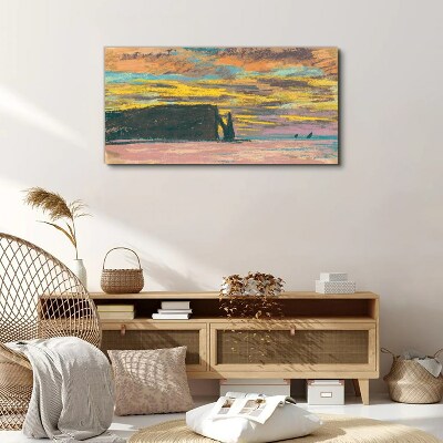 Tablou canvas Apus de soare Claude Monet