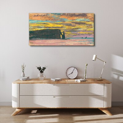 Tablou canvas Apus de soare Claude Monet