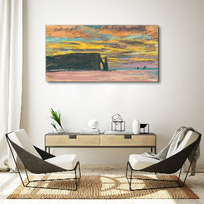 Tablou canvas Apus de soare Claude Monet