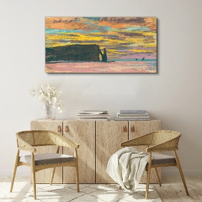 Tablou canvas Apus de soare Claude Monet