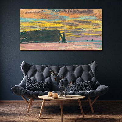 Tablou canvas Apus de soare Claude Monet