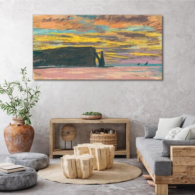 Tablou canvas Apus de soare Claude Monet