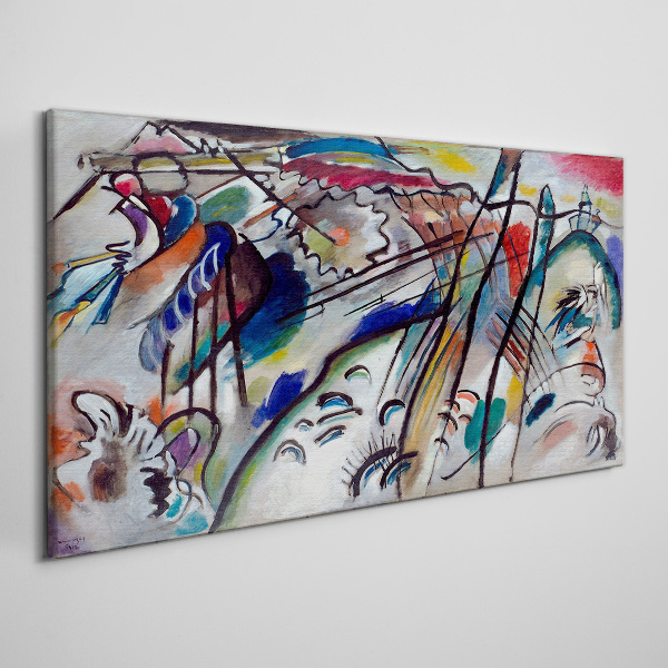 Tablou canvas Abstracția lui Kandinsky