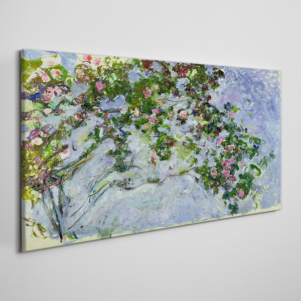 Tablou pe panza Les Roses Claude Monet