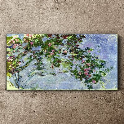 Tablou pe panza Les Roses Claude Monet