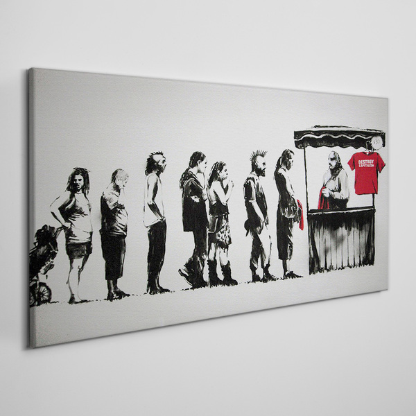 Tablou pe panza Festivalul Banksy