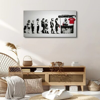 Tablou pe panza Festivalul Banksy