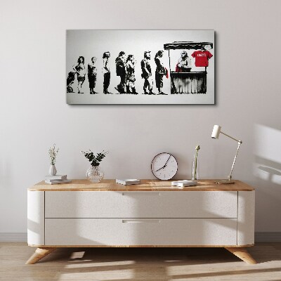 Tablou pe panza Festivalul Banksy