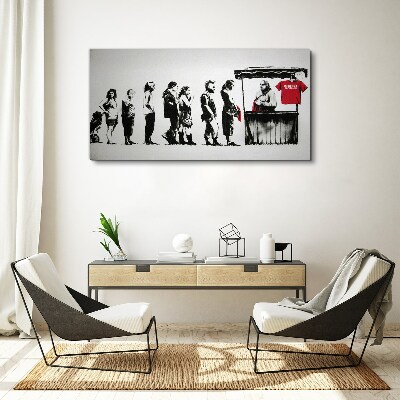 Tablou pe panza Festivalul Banksy