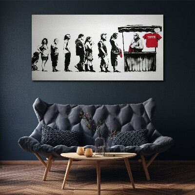 Tablou pe panza Festivalul Banksy