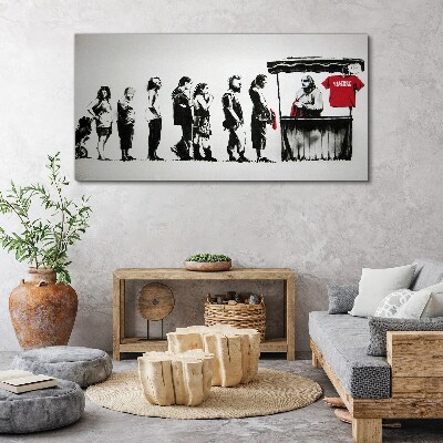 Tablou pe panza Festivalul Banksy