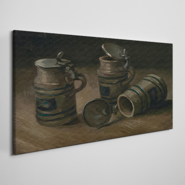 Tablou canvas Căni antice pe masă