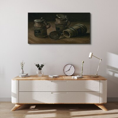 Tablou canvas Căni antice pe masă