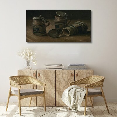 Tablou canvas Căni antice pe masă