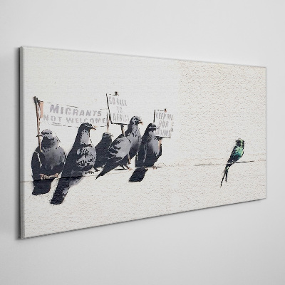 Tablou canvas Păsările și mesajul migrației