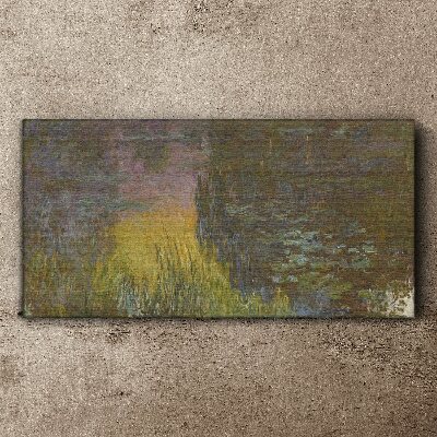 Tablou canvas Reflecție aurie în apă