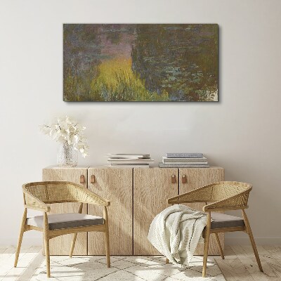 Tablou canvas Reflecție aurie în apă