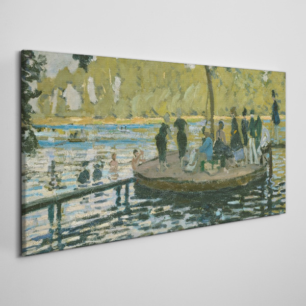 Tablou canvas O zi de vară pe râu