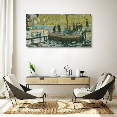 Tablou canvas O zi de vară pe râu