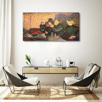 Tablou canvas Seara la cafenea