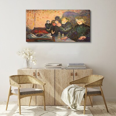 Tablou canvas Seara la cafenea