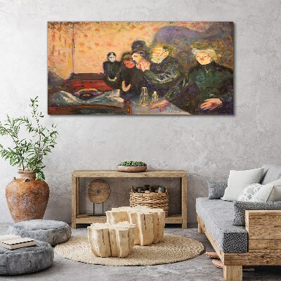 Tablou canvas Lupta cu moartea de Edvard Munch