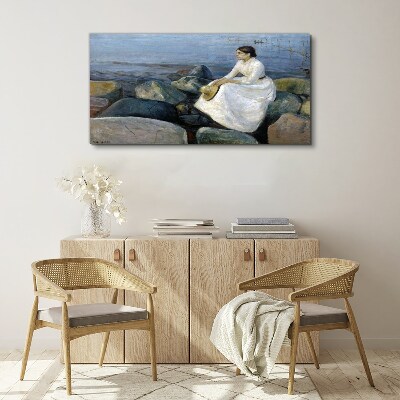 Tablou canvas Reflecții pe malul mării