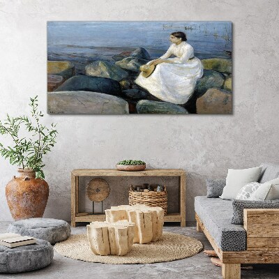 Tablou canvas Reflecții pe malul mării
