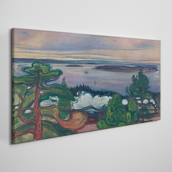 Tablou canvas Peisaj marin cu copaci
