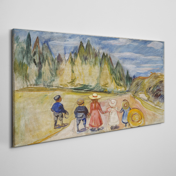 Tablou canvas O plimbare printre copaci