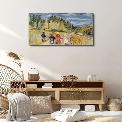 Tablou canvas O plimbare printre copaci