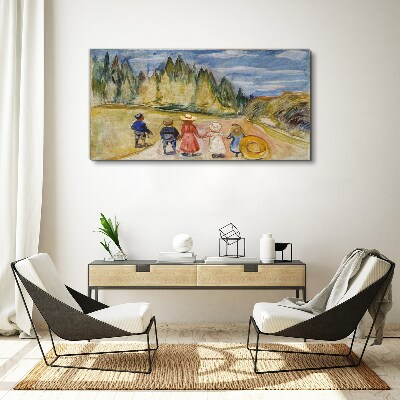 Tablou canvas O plimbare printre copaci