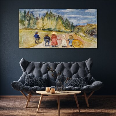 Tablou canvas O plimbare printre copaci