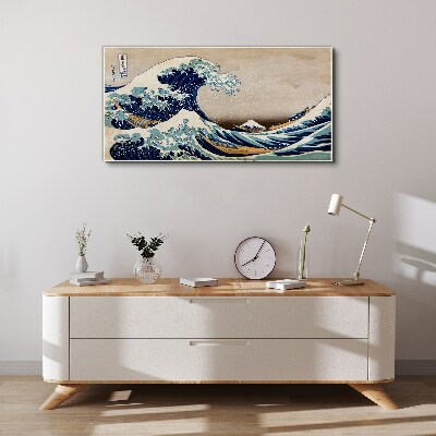 Tablou canvas Marele val Kanagawa