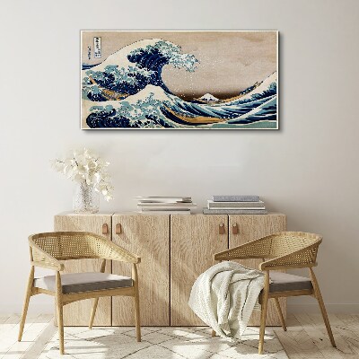 Tablou canvas Marele Val de lângă Kanagawa