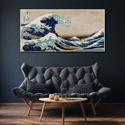 Tablou canvas Marele Val de lângă Kanagawa