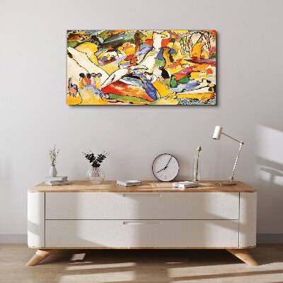 Tablou canvas Haosul colorat al vieții