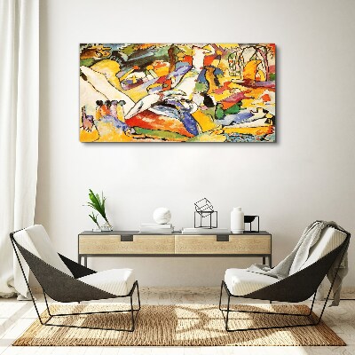 Tablou canvas Haosul colorat al vieții